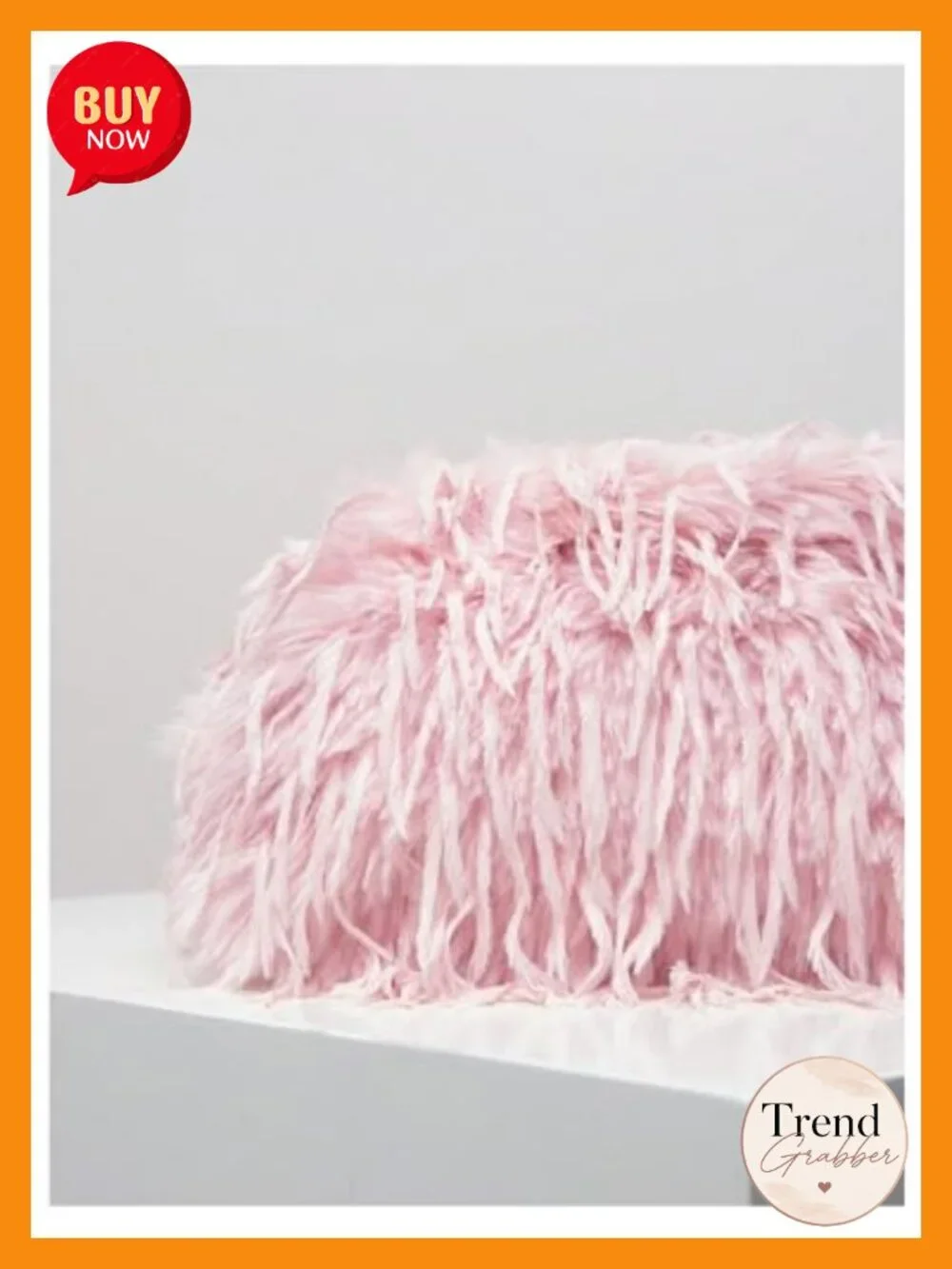 Fuzzy Plush Evening Bag Clutch Handbag Y2K Faux Fur Purse